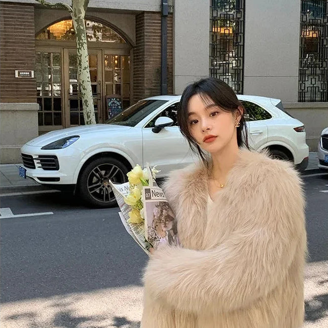 Soft & Cozy Short Faux Fur Coat