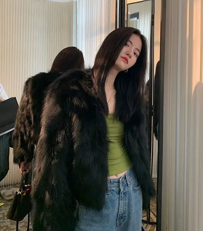 Soft & Cozy Short Faux Fur Coat