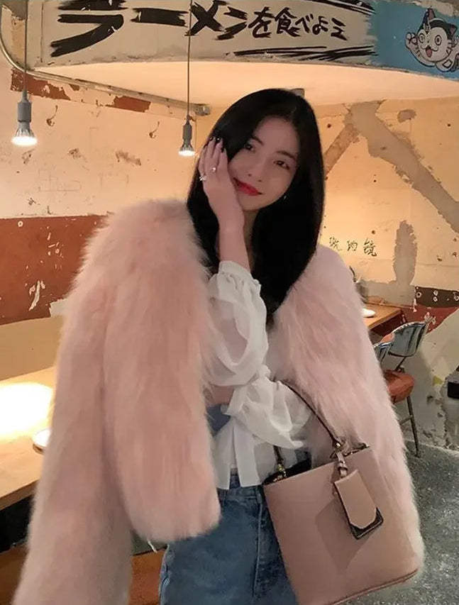 Soft & Cozy Short Faux Fur Coat